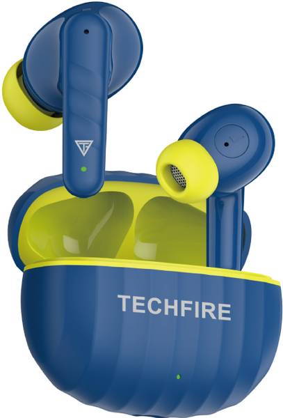 TECHFIRE Bullets 251 TWS Earbuds with 100 HRS Playtime,(50ms Low Latency), Bluetooth v5.3 Bluetooth Headset
