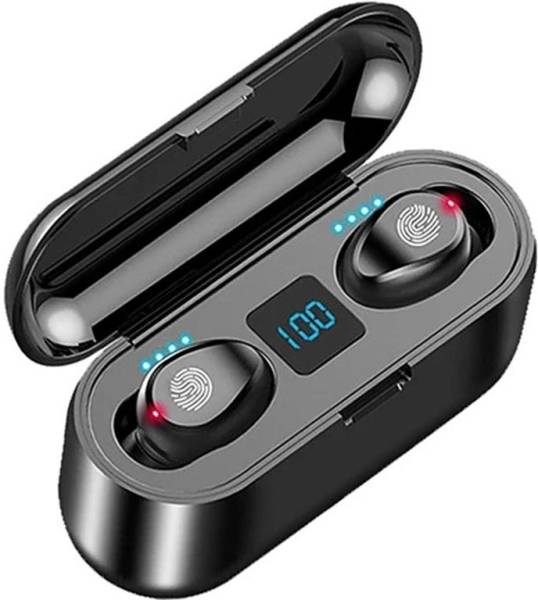 Tunifi Buds_F9 with 42 hours battery Fast Charging TWS Bluetooth Headset