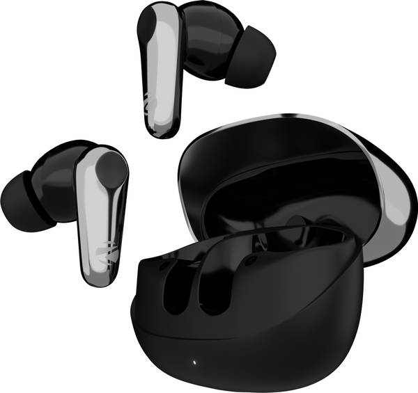 ZEBRONICS Monk + (Zeb-Pods 412), Upto 25H Backup, ANC & ENC, BT v5.4, Gaming Mode, Touch Bluetooth without Mic