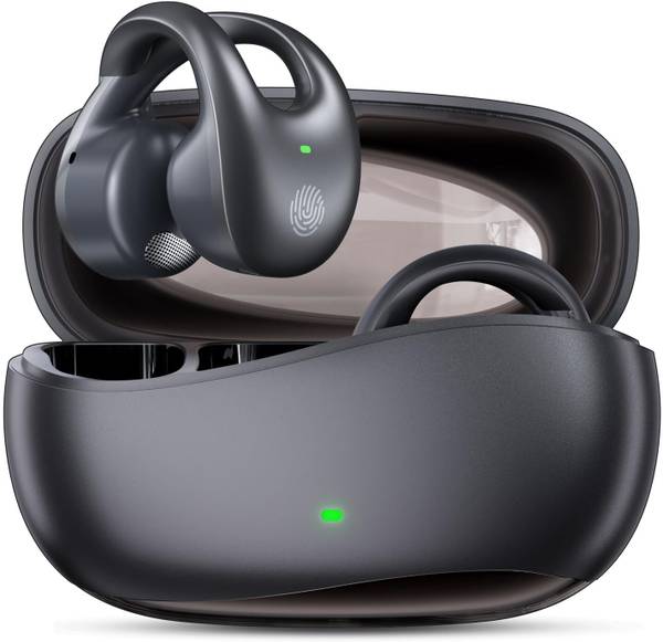 Edyell V1 OWS Open Ear Clip Earbuds | Lightweight Comfort | 80H Play | Built-in Mic Bluetooth