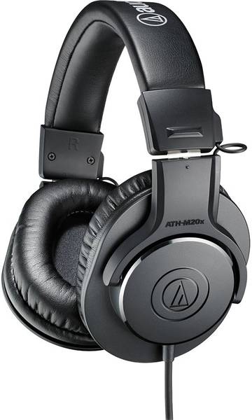 audio-technica ATH-M20X Professional Monitor Wired without Mic