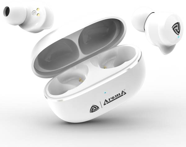 Aroma NB140 Harmony 40 Hours* Playtime|Deep Bass|Fast Charging True Wireless Earbuds Bluetooth Headset