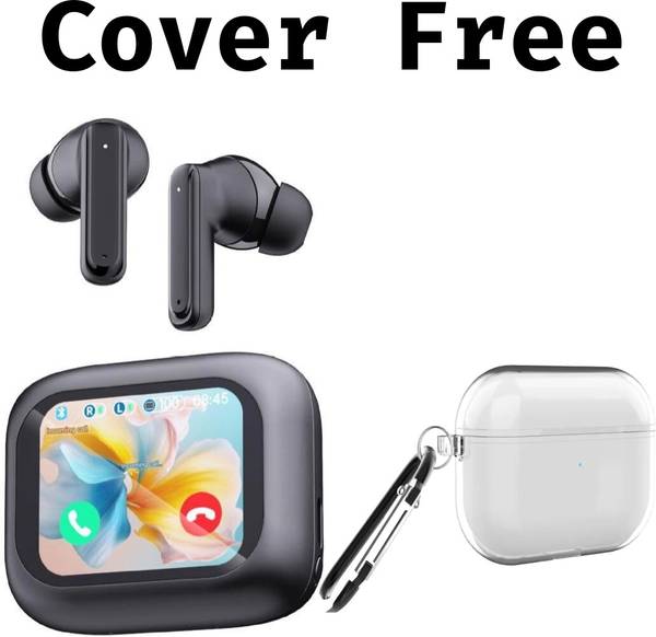 TOUCH 18 Combo LCD Smart Touch Screen Bluetooth Display Earbuds TWS Cancelling Cover free Bluetooth