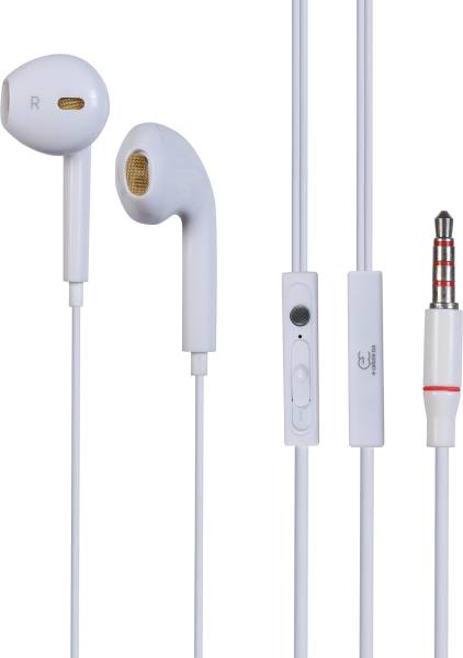 e-calorie k251 earphone (White) Wired Headset