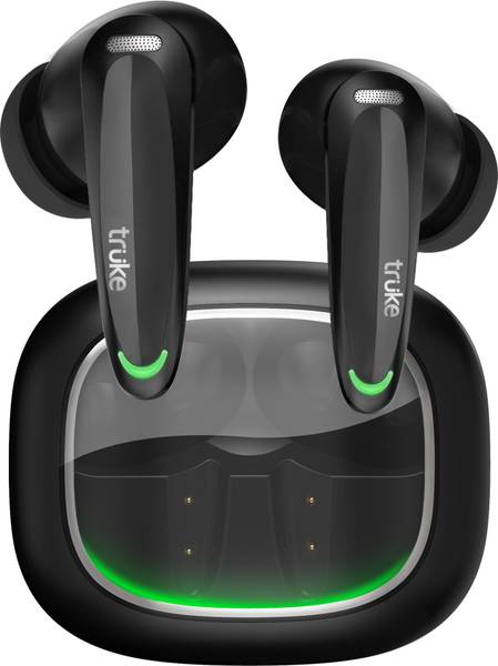 truke BTG Crystal Buds with Spatial Audio, Dual Pairing,68Hrs Battery, 4Mic ENC, 5.4v Bluetooth Gaming
