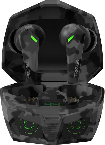 TRIGGR Kraken X1 Alpha with Battery Display, 40ms Latency, Quad ENC, 40Hr Battery, v5.3 Bluetooth Headset