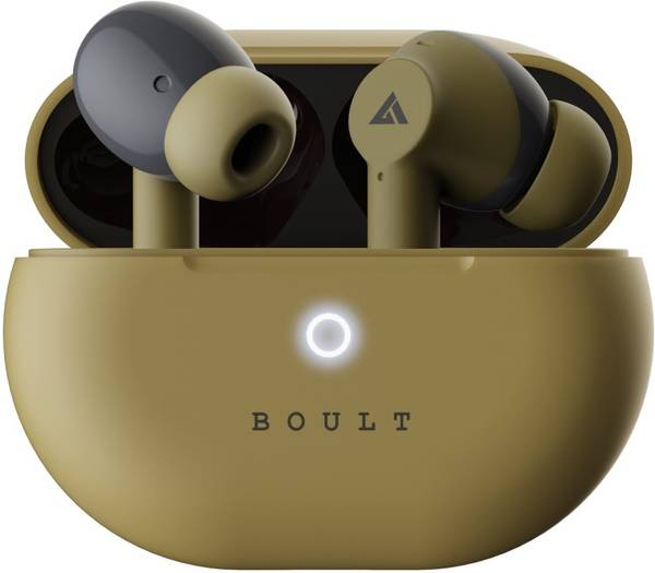 Boult Audio W40 with Quad Mic ENC, 48H Battery Life, Low Latency Gaming, Made in India, 5.3v Bluetooth Headset