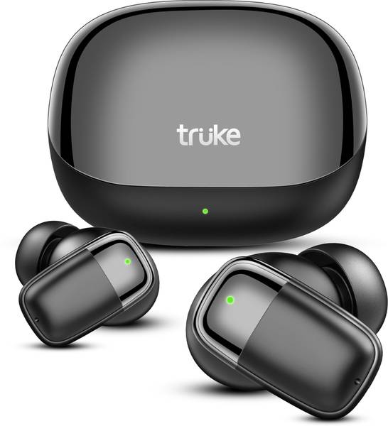 truke Clarity 2 V2 6Mics Adv.ENC, 68H Battery,13mm Drivers, Multi Mode Deep bass, 5.3v Bluetooth Headset