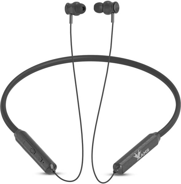 AAMS 102-Rck Series wireless neckband with Upto 80hr Playtime, IPX5 Sweat Resistent Bluetooth