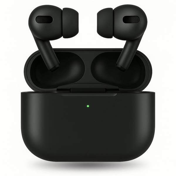 Techio Black Earbuds | True Wireless Stereo | Noise Cancelling Bluetooth