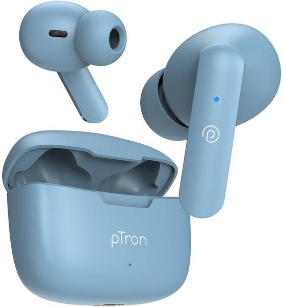 PTron Bassbuds Joy TWS with 32hrs Playtime, 13mm Drivers, Stereo Calls,Type-C Charging Bluetooth Gaming
