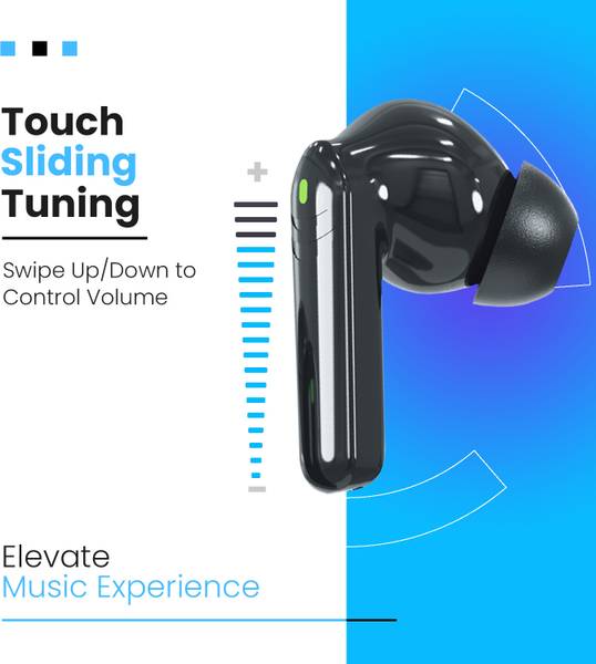 BELL HERO PODS TWS|ENC|40 Hrs Music Playback|IPX5|Touch Sliding & 10mm ...