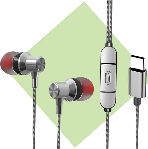 Bxeno Type C Handsfree with Mic for vivo t44w/T1 44W/ Y27 4GT2x 5G /Y200 5G[27] Wired