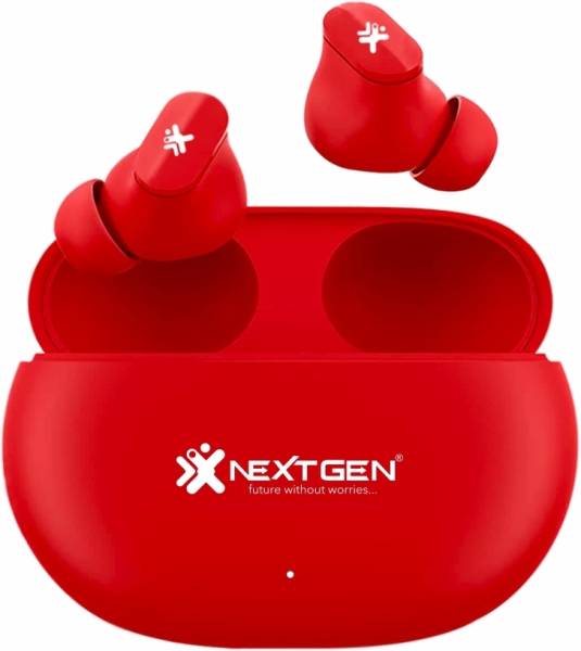 NEXTGEN EB 40 Bluetooth Earbuds with HD Mic and Comfortable Fit Playtime upto 20 Hrs Bluetooth Headset