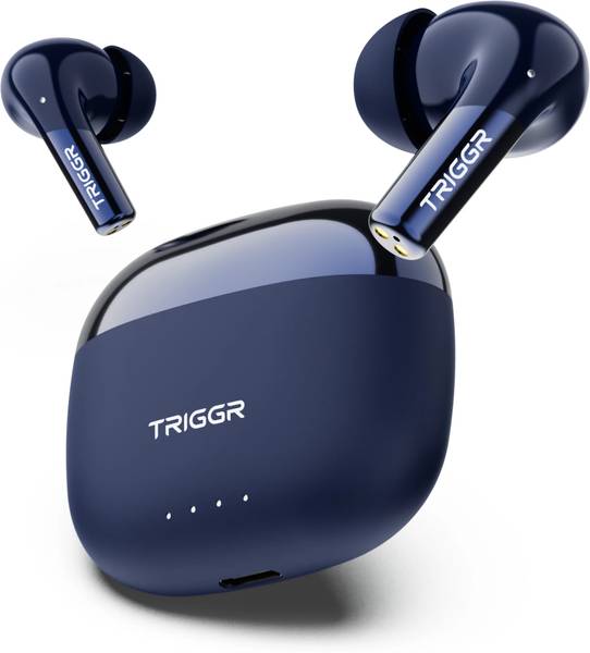 TRIGGR Opus with Latest BT v6.0, Dual Pairing, Chrome Lid, Rubber Finish, 40Hr Playtime Bluetooth
