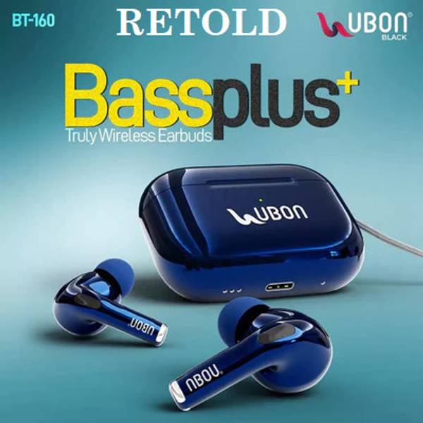 retold UBON MAX BT-160 40ms Super-Low Latency Beast Mode, 4 Mics with ASAP Charge Bluetooth
