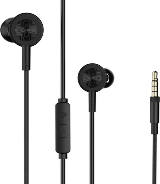 Boult XO with 3.5mm Jack, Extra Bass, 10mm Dynamic Driver, Inline Control, HD Mic,IPX5 Wired