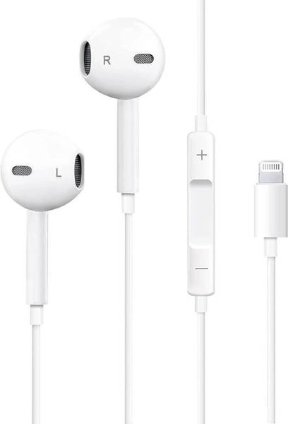 Rackit Power Headsets 8pin Compatible with iPhone 14/13/12/11/XS/8/7/Pro/Max/Plus/Mini Wired Wired