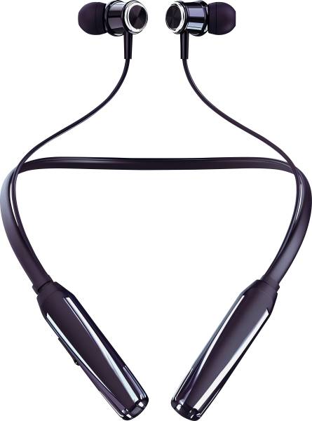 CARRON CH-45 Rock - 48 Hour Playtime Bluetooth Headphone Neckband Earphone (Black) Bluetooth