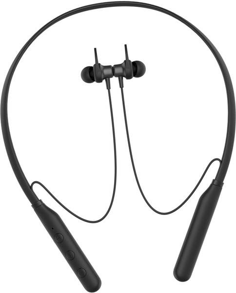 IZWI WI-X2-RDX - 60 Hour Playtime Bluetooth Headphone Neckband Earphone (Black3) Bluetooth Headset