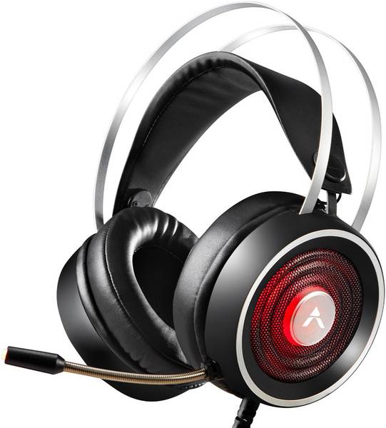 ADCOM Striker USB Wired with 50mm Drivers, Omni-Directional Mic, Comfortable Design Wired Gaming