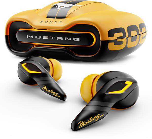 Boult Mustang Torq with 60 Hrs Battery, App Support, 4 Mic ENC, Breathable LEDs, 5.4v Bluetooth