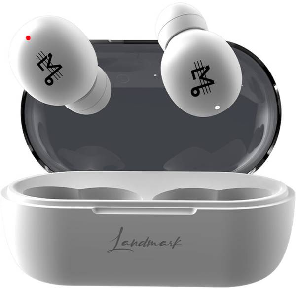 Landmark Vocal TWS Earbuds with Quad Mic ENC, 24Hours Playback, Low Latency ,13mm Drivers Bluetooth Headset