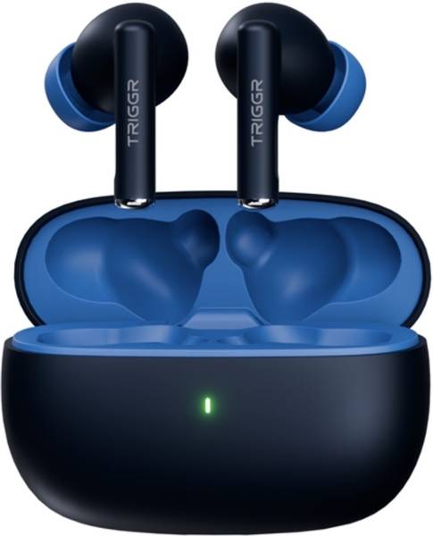TRIGGR Ultrabuds N1 Neo with ENC, 40Hr Playback, 13mm Drivers, Rich Bass, Fast Charging Bluetooth Headset