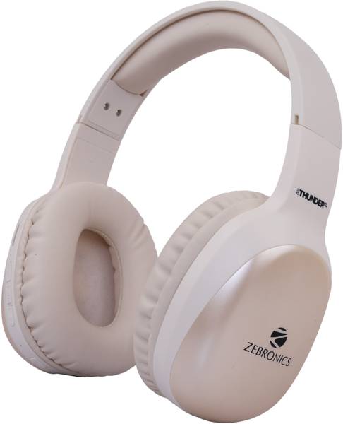 ZEBRONICS Thunder Pro (Beige) Bluetooth Headset