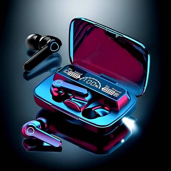 GWALBROS Earbuds M19 PRO with Power Bank Upto 48Hrs Playback Bluetooth Headset F22 Bluetooth