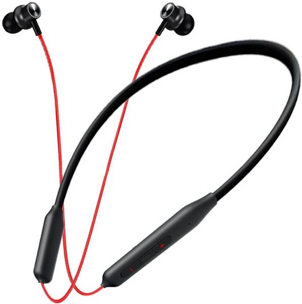 MAK Bluetooth Neckband, Fast Type C Charge, Built-in Mic, ENC, Upto 48 Hrs Playtime Bluetooth
