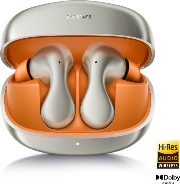 Mivi Superpods Concerto, 60Hrs PT, Dolby Audio, ANC, Hi-Res & LDAC, Ultra 3D HD Sound Bluetooth