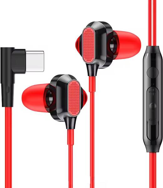 X88 Pro Type C Wired Earphone with Mic Deep Bass Sound Mobile Headset & Isolation Wired
