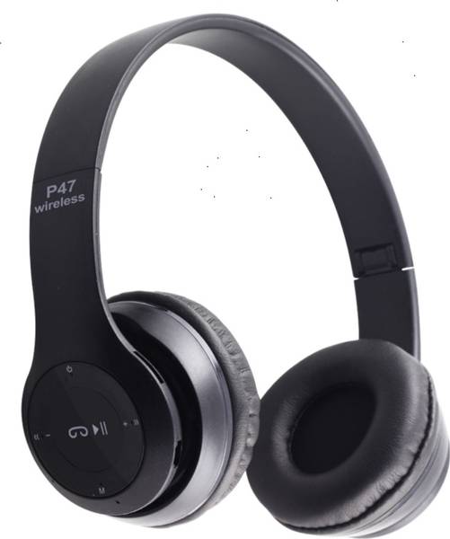 UPOZA P47 Wireless Bluetooth Headphone 5.0+EDR with Volume Control, HD Sound and Bass Bluetooth Headset