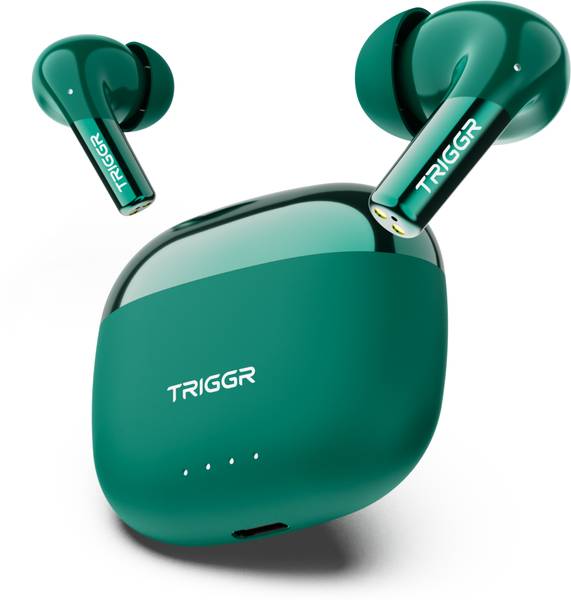 TRIGGR Opus with Latest BT v6.0, Dual Pairing, Chrome Lid, Rubber Finish, 40Hr Playtime Bluetooth