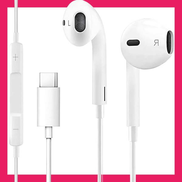 Bxeno Type C Handsfree with Mic for SAMSUNG Galaxy S21 FE 5G/F54/M34 5G/S22 5G Wired Headset