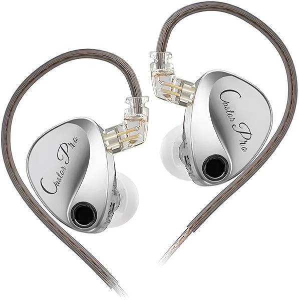 KZ Castor Pro In-Ear Monitor without Mic, Dual 10mm Driver, 4 Tuning Switches Wired without Mic