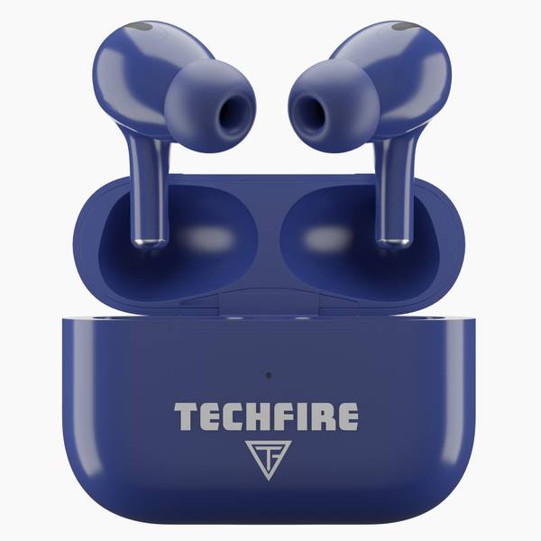 TECHFIRE BoomBuds TWS Earbuds with 100 HRS Playtime,(50ms Low Latency), Bluetooth v5.3 Bluetooth