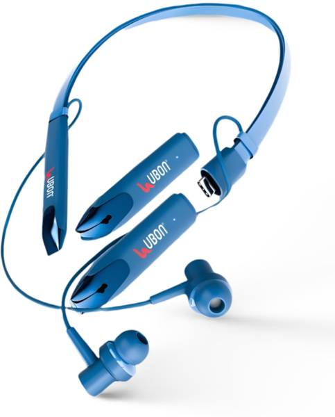 delphine CL55 Wireless Neckband | Extra Detachable Battery Magnetic ON/OFF 120hr palytime Bluetooth