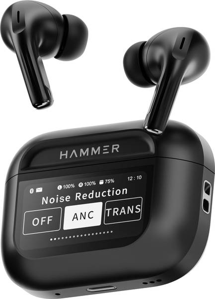 Hammer Screen TWS with 32db ANC + ENC Bluetooth