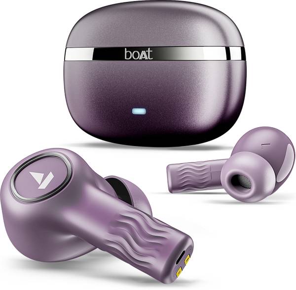 boAt Nirvana Ion ANC w/ 32dB ANC, 120HRS Playback, Crystal Bionic Mode by HIFI 5 Bluetooth Headset