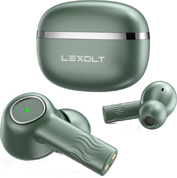 Lexolt Nirvana 120 Hours Playtime & ENC Crystal Bionic Sound Bluetooth Earbuds Bluetooth