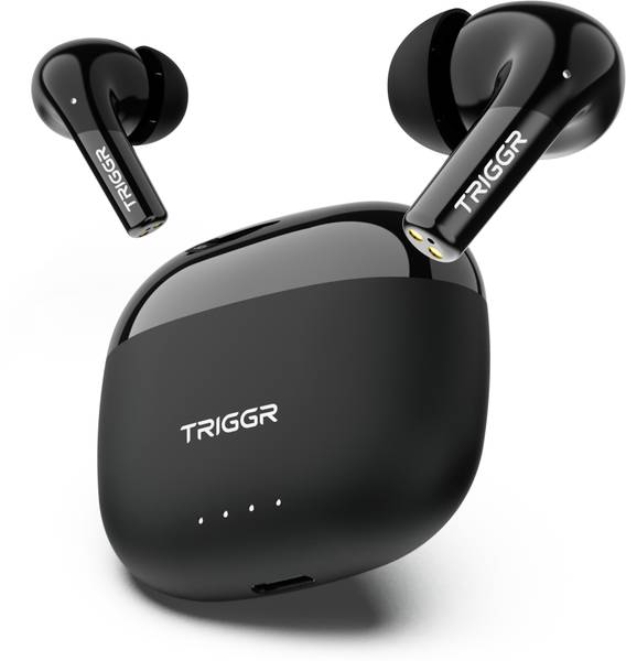TRIGGR Opus with Latest BT v6.0, Dual Pairing, Chrome Lid, Rubber Finish, 40Hr Playtime Bluetooth