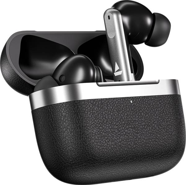 boAt Airdopes 111v2, Leather Finish,4Mics ENx,50HRS Playback,13mm Drivers,Fast Charge Bluetooth