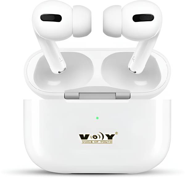 voy Airpods Pro 2+ (2nd generation) Earbuds with 60Hrs 13mm Drivers For Music & Call Bluetooth Headset