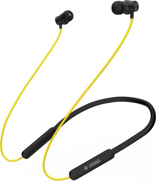 Aroma NB120 Electro Buds Wireless 2 Neo 50Hrs Playtime*Fast Charge+Bass Boost Neckband Bluetooth