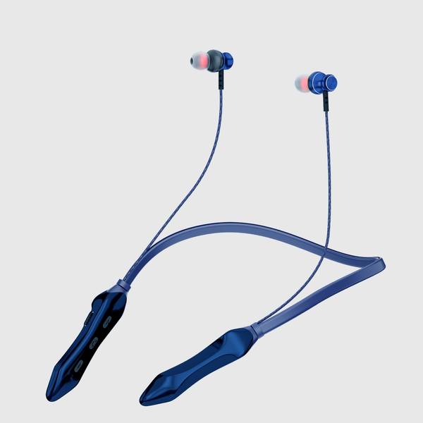 TecSox Tecband Spark 611 Neckband upto 30 hr High Bass Sound HD Mic [Black] Bluetooth