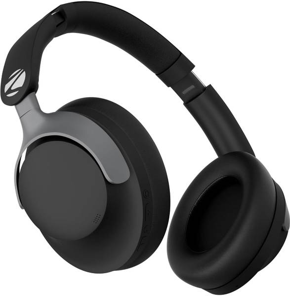 ZEBRONICS SILENCIO 111 (Duke 3), Hybrid ANC 50dB, 55H*Backup,40mm Titanium Drivers,BT v5.4 Bluetooth