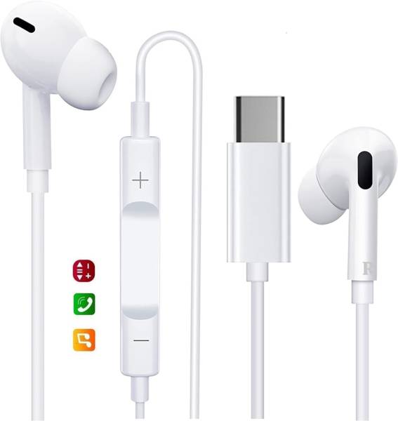 MARS Type-C Wired Earphones With iPad Pro Samsung Google Pixel Redmi Oppo Oneplus Wired Headset
