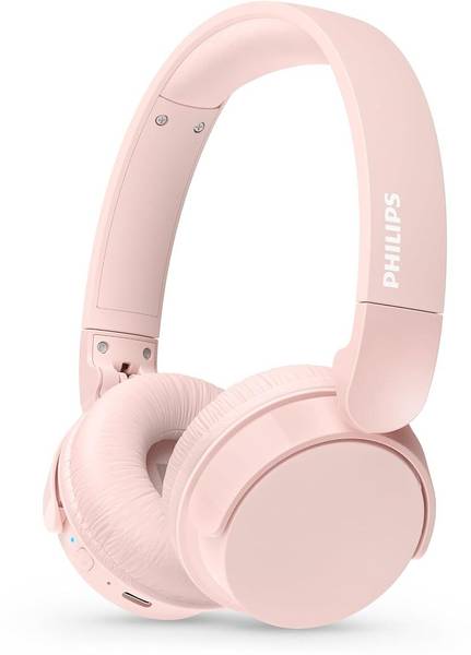 PHILIPS TAH4209PK/00Foldable Headphones, 55H Play Time, 32mm Neodynamic Drivers Bluetooth
